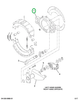 2518111C91 Spider, Pin Right Hand Rear
