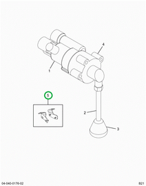 2518120C91 BRACKET, BRAKE VALVE MOUNTING