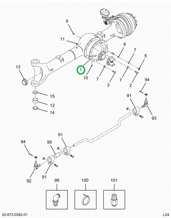 2518158C91 Differential, Assembly 6.17