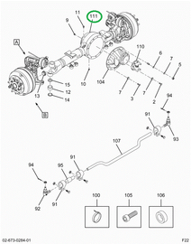 2518159C91 Housing, Axle