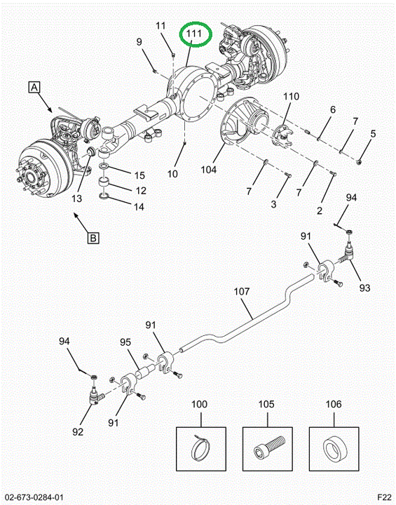 2518159C91 Housing, Axle