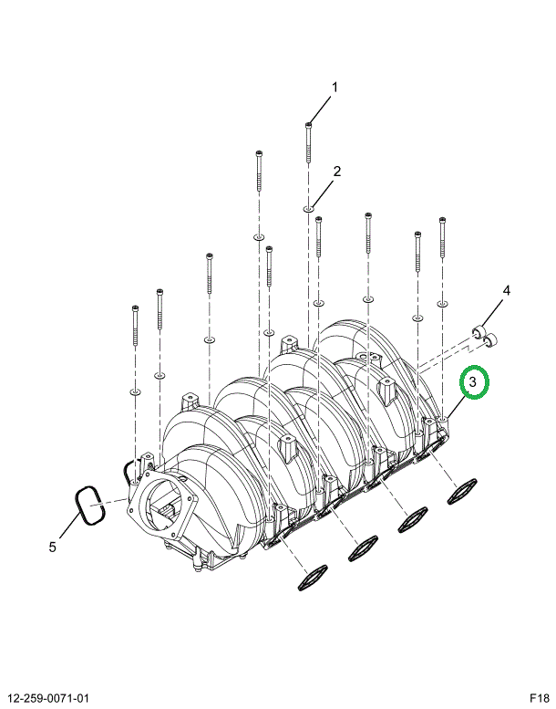2518422C1 MANIFOLD, INTAKE