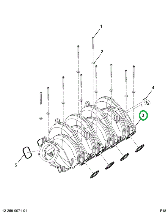 2518422C1 MANIFOLD, INTAKE