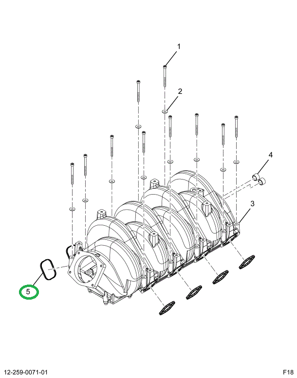 2518423C1 SEAL, INTAKE MANIFOLD