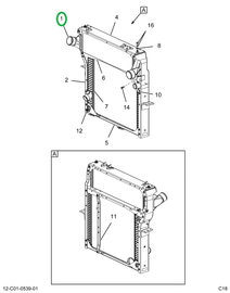 2518514C91 COOLER,CHARGE AIR COOLER(CAC)