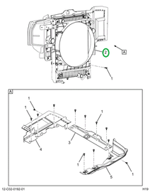 2518526C91 SHROUD,FAN, SHROUD ASSEMBLY