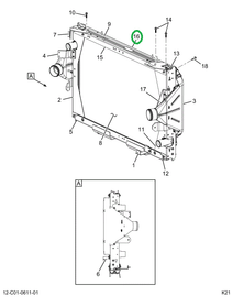 2518548C91 FRAME, FRONT SIDE