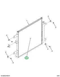 2518562C91 CONDENSR,COMPLETE CONDENSER AS