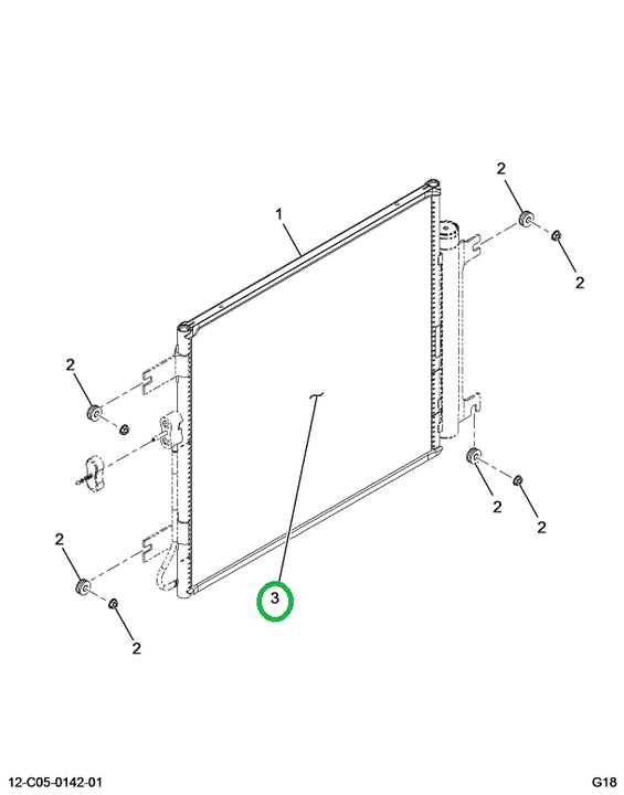 2518563C91 CONDENSR,CONDENSER ASSEMBLY ON