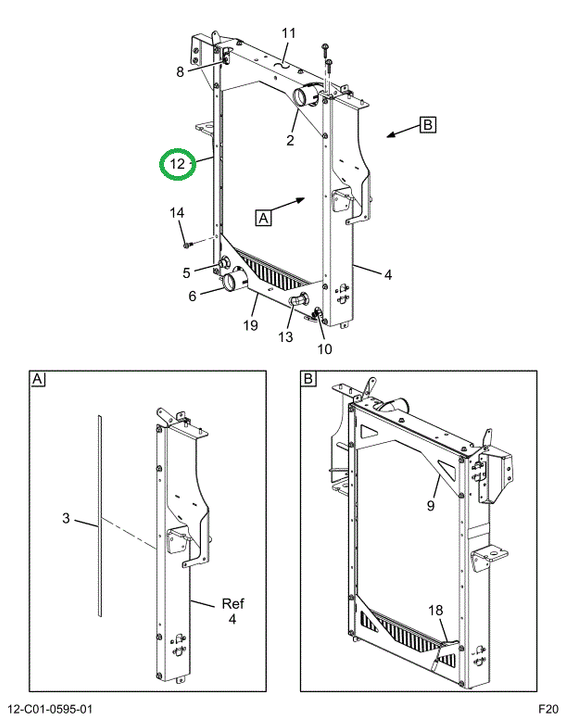 2518571C91 CHANNEL, PASSENGER SIDE