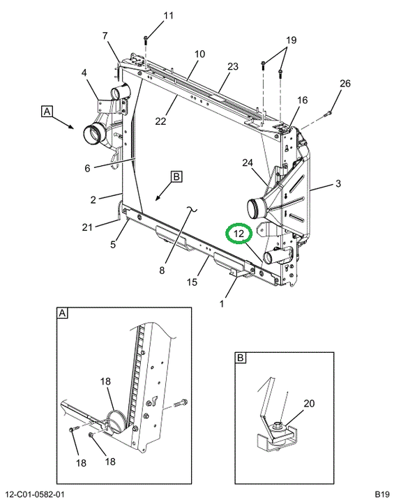 2518573C91 Frame, Rh Rear Side