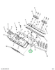 2518592C1 WASHER, ENGINE COVER