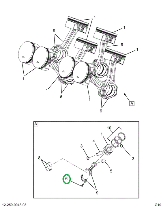 2518611C1 BOLT, CONNECTING ROD