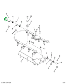 2518627C1 CLIP, FUEL SYSTEM PLATE