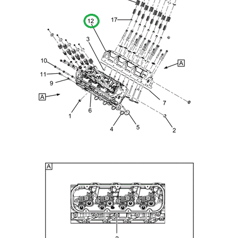2518682C1 HEAD, CYLINDER COMPLETE RIGHT