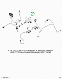 2518765C91 Harness, Wiring, Engine