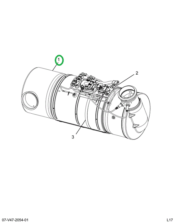 2518797C1 Scr, Aftertreatment Horizontal
