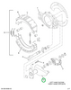 2518809C91 Left Hand Rear Chamber Bracket
