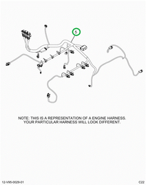 2518842C91 HARNESS,HARN, LT ISX ENGINE