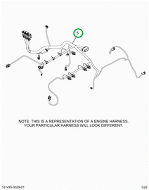 2518844C91 Harness, Engine, Lt Isx Engine