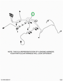 2518851C91 Harness, Master,  Lt Isx Engin