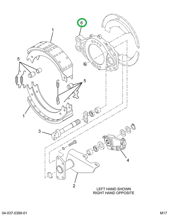 2518864C91 SPIDER, LEFT REAR