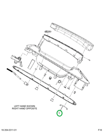 2519126C1 CLIP, DOOR LOCK CYL