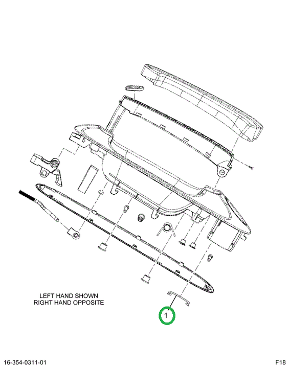 2519126C1 CLIP, DOOR LOCK CYL