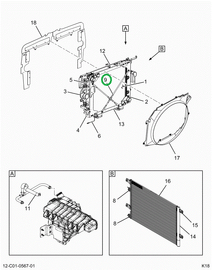 2519387C91 BAR,TIE BARS, RADIATOR SUPPORT