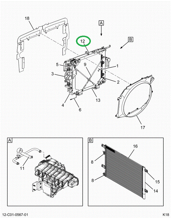 2519390C91 CHANNEL, RADIATOR TOP SUPPORT