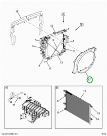 2519422C91 SHROUD, RADIATOR FAN