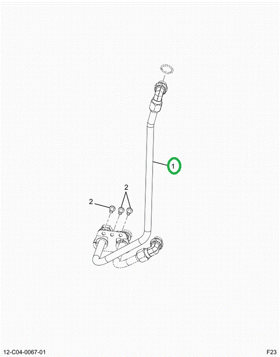2519434C92 HOSE,LINES KIT, TRANSMISSION C