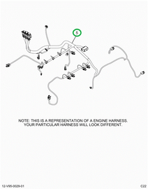 2519465C91 Harness, Master,  Lt Isx Engin