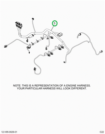 2519468C91 Harness, Master,   A26 Engine,