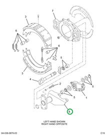 2519546C91 Bracket, Rh Camshaft Support
