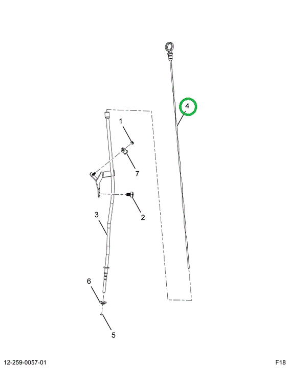 2519553C1 GAUGE,DIPSTICK, OIL, GAUGE