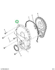 2519612C91 COVER, FRONT TIMING