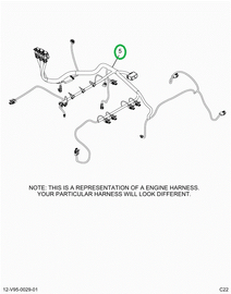 2519650C91 Harness, Engine, Master N13 Re