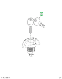 2520169C1 KEY, VANDAL LOCK CH545