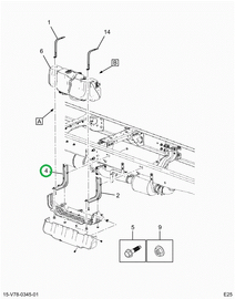 2520202C1 BRACKET,DEF TANK SUPPOPRT REAR