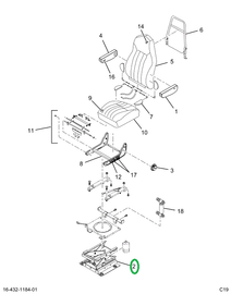 2520325C1 PEDESTAL, SEAT