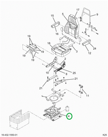 2520326C1 Pedestal, Seat