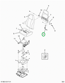 2520328C1 Bracket, Seat Adjustment