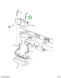 2520488C1 STRAP,FRONT STRAP VISTA