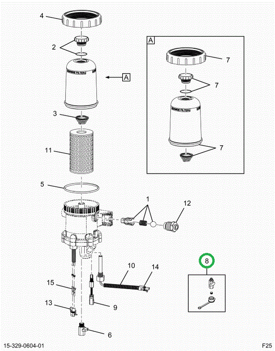 2520564C91 KIT, COMBINATION DRAIN