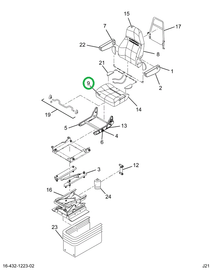 2520922C1 CUSHION, UPHOLSTERED SEAT BOTT