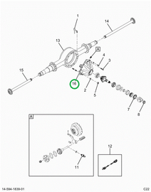 2521121C91 Head Assembly S23-172d 5.57