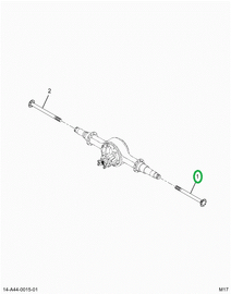 2521210C91 SHAFT,LT AXLE SHAFT