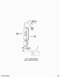 2521278C91 BRACKET ASSEMBLY, RH, BLACK, R