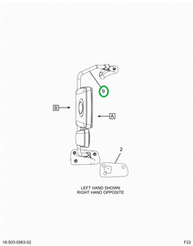 2521279C91 BRACKET ASSEMBLY, RH, SS, RMT,